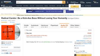 
                            6. Radical Candor: Be a Kick-Ass Boss Without Losing Your Humanity ...