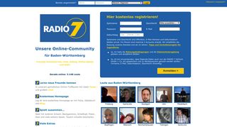 
                            1. RADIO 7 Chat-Community - powered by spin.de