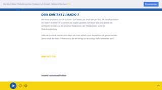 
                            7. Radio 7 Ulm - Kontakt | Radio 7