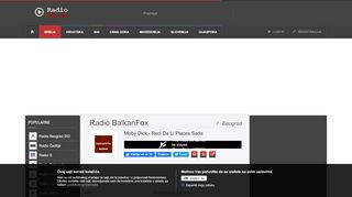 
                            10. Radio Balkanfox uživo, Slušaj Radio Balkanfox online - Beograd ...