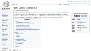 
                            11. Radio Canada International - Wikipedia