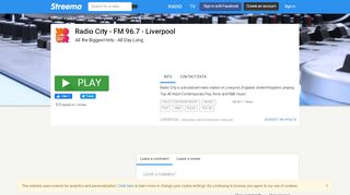 
                            5. Radio City - FM 96.7 - Liverpool - Listen Online - Streema.com