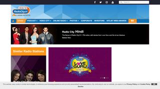 
                            3. Radio City Hindi - Bollywood Radio Station Featuring Hit ...