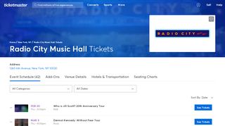 
                            2. Radio City Music Hall - New York | Tickets, Schedule, Seating Chart ...