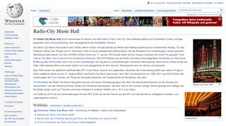 
                            5. Radio City Music Hall – Wikipedia