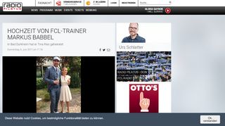 
                            12. Radio Pilatus | Hochzeit von FCL-Trainer Markus Babbel
