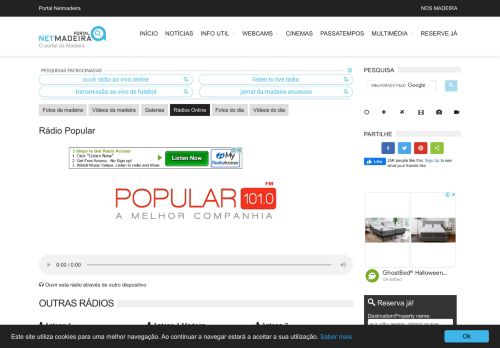 
                            9. Rádio - Rádio Popular - Portal NetMadeira