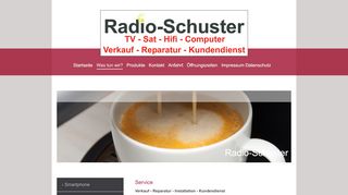 
                            9. Radio-Schuster Elektronik Reparaturwerkstatt - Was tun wir?