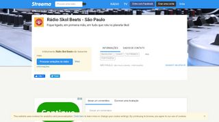 
                            12. Rádio Skol Beats - São Paulo