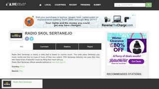 
                            8. Radio Skol Sertanejo - Live Online Radio