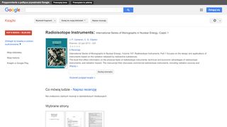
                            9. Radioisotope Instruments: International Series of Monographs in ...