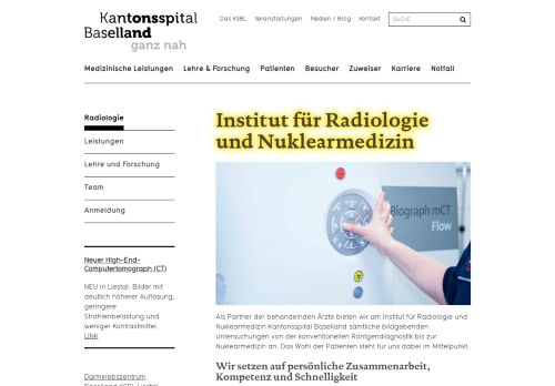 
                            13. Radiologie, Röntgen | Kantonsspital Baselland