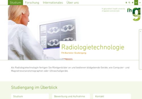 
                            6. Radiologietechnologie - fhg Tirol