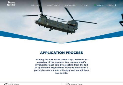 
                            5. RAF Recruitment | Application Process | Royal Air Force
