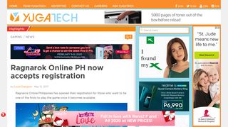 
                            5. Ragnarok Online PH now accepts registration - YugaTech ...