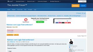 
                            3. Rahmen vom Login Feld entfernen? - Joomla! Forum - community, help ...