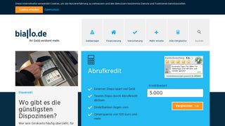 
                            9. Rahmenkredit (Abrufkredit): Statt teurem Dispokredit - Biallo.de