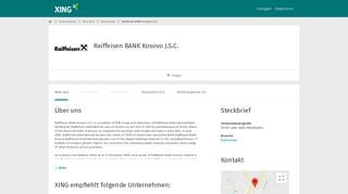 
                            7. Raiffeisen BANK Kosovo J.S.C. als Arbeitgeber | XING Unternehmen