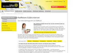 
                            3. Raiffeisen ELBA-internet - ELBA Electronic Banking