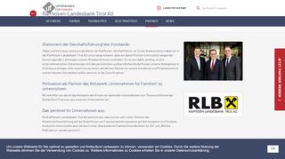 
                            12. Raiffeisen-Landesbank Tirol AG | Unternehmen für Familien