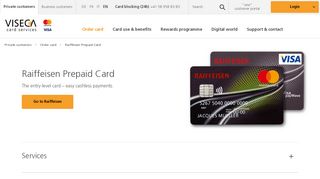
                            11. Raiffeisen PrePaid credit card | Viseca Card Services