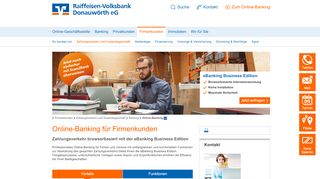 
                            4. Raiffeisen-Volksbank Donauwörth eG Online-Banking Firmenkunden