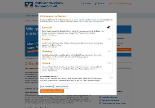 
                            2. Raiffeisen-Volksbank Donauwörth eG Online-Banking
