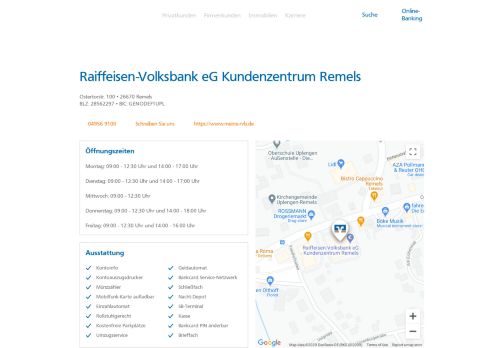 
                            6. Raiffeisen-Volksbank eG Kundenzentrum Remels,Ostertorstr. 100 ...