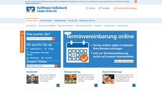 
                            8. Raiffeisen-Volksbank Saale-Orla: Privatkunden
