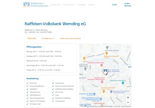 
                            8. Raiffeisen-Volksbank Wemding eG - Volksbank Raiffeisenbank