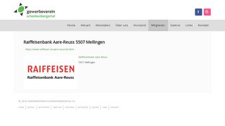 
                            4. Raiffeisenbank Aare-Reuss 5507 Mellingen