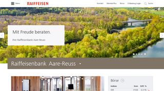 
                            1. Raiffeisenbank Aare-Reuss - Raiffeisen Schweiz