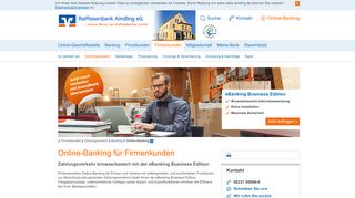 
                            3. Raiffeisenbank Aindling eG Online-Banking Firmenkunden