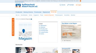 
                            10. Raiffeisenbank Altdorf-Feucht eG Aktuelles & Regionales