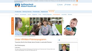 
                            7. Raiffeisenbank Altdorf-Feucht eG Prämienprogramm