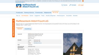 
                            11. Raiffeisenbank Altdorf-Feucht eG Raiffeisenbank Altdorf-Feucht eG