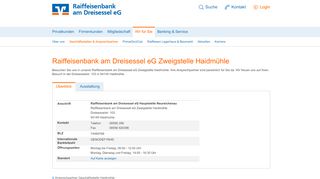 
                            7. Raiffeisenbank am Dreisessel eG Zweigstelle Haidmühle ...