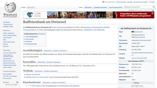 
                            11. Raiffeisenbank am Dreisessel – Wikipedia
