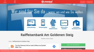 
                            12. Raiffeisenbank Am Goldenen Steig - Evensi