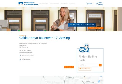 
                            11. Raiffeisenbank Aresing-Gerolsbach eG Zweigstelle - Volksbank ...