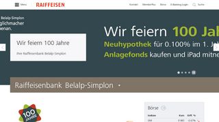 
                            1. Raiffeisenbank Belalp-Simplon - Raiffeisen Schweiz