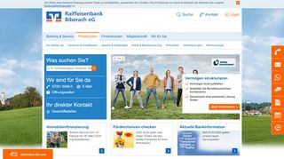 
                            1. Raiffeisenbank Biberach eG: Privatkunden