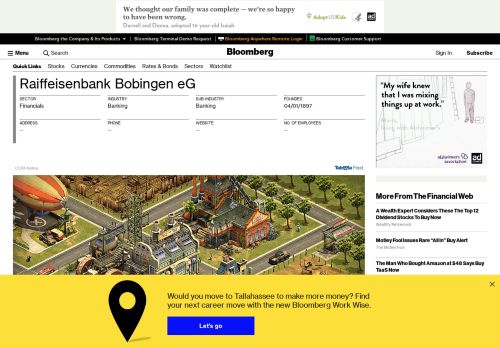 
                            13. Raiffeisenbank Bobingen eG: Private Company Information - Bloomberg
