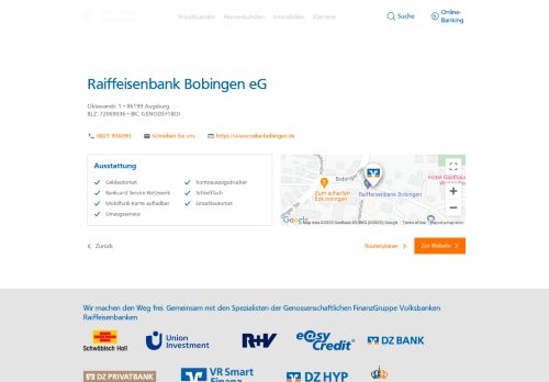 
                            4. Raiffeisenbank Bobingen eG,Oktavianstr. 1 - Volksbank Raiffeisenbank