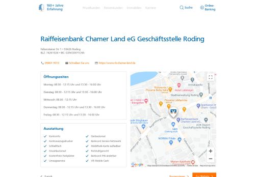 
                            7. Raiffeisenbank Chamer Land eG Geschäftsstelle Roding ...