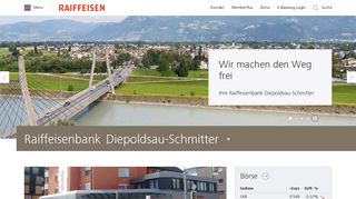 
                            1. Raiffeisenbank Diepoldsau-Schmitter - Raiffeisen Schweiz