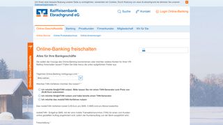 
                            4. Raiffeisenbank Ebrachgrund eG Online-Banking freischalten