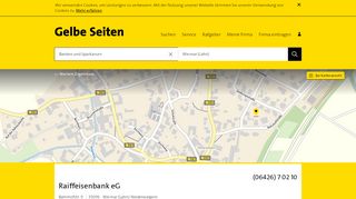 
                            9. Raiffeisenbank eG 35096 Weimar-Niederwalgern Öffnungszeiten ...