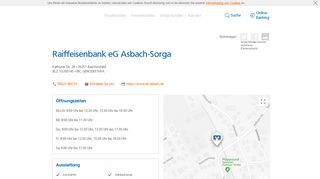 
                            4. Raiffeisenbank eG Asbach-Sorga,Kathuser Str. 28 - Volksbank ...