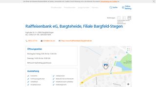 
                            10. Raiffeisenbank eG, Bargteheide, Filiale Bargfeld-Stegen,Kayhuder Str ...